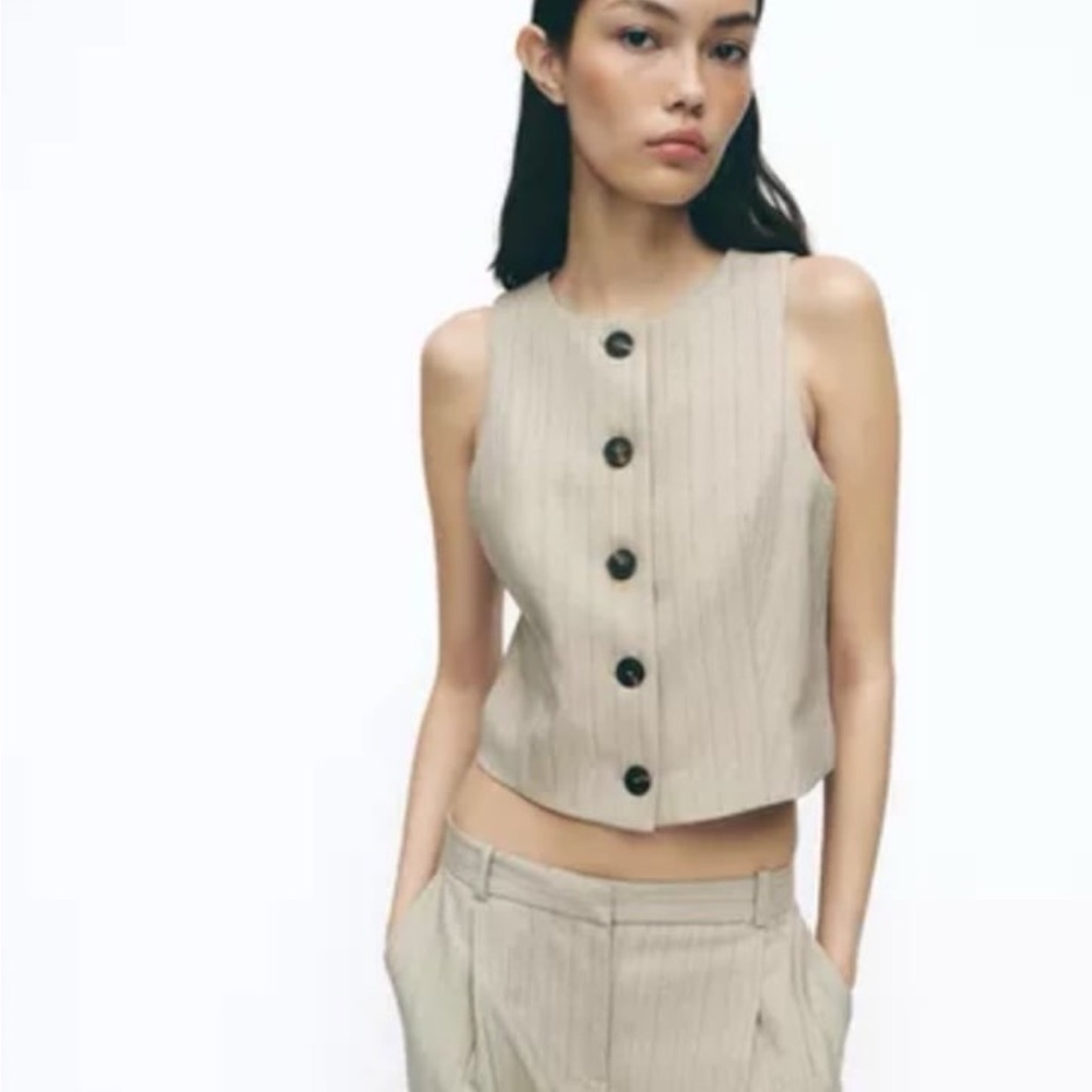 Zara Blazer Vest Top